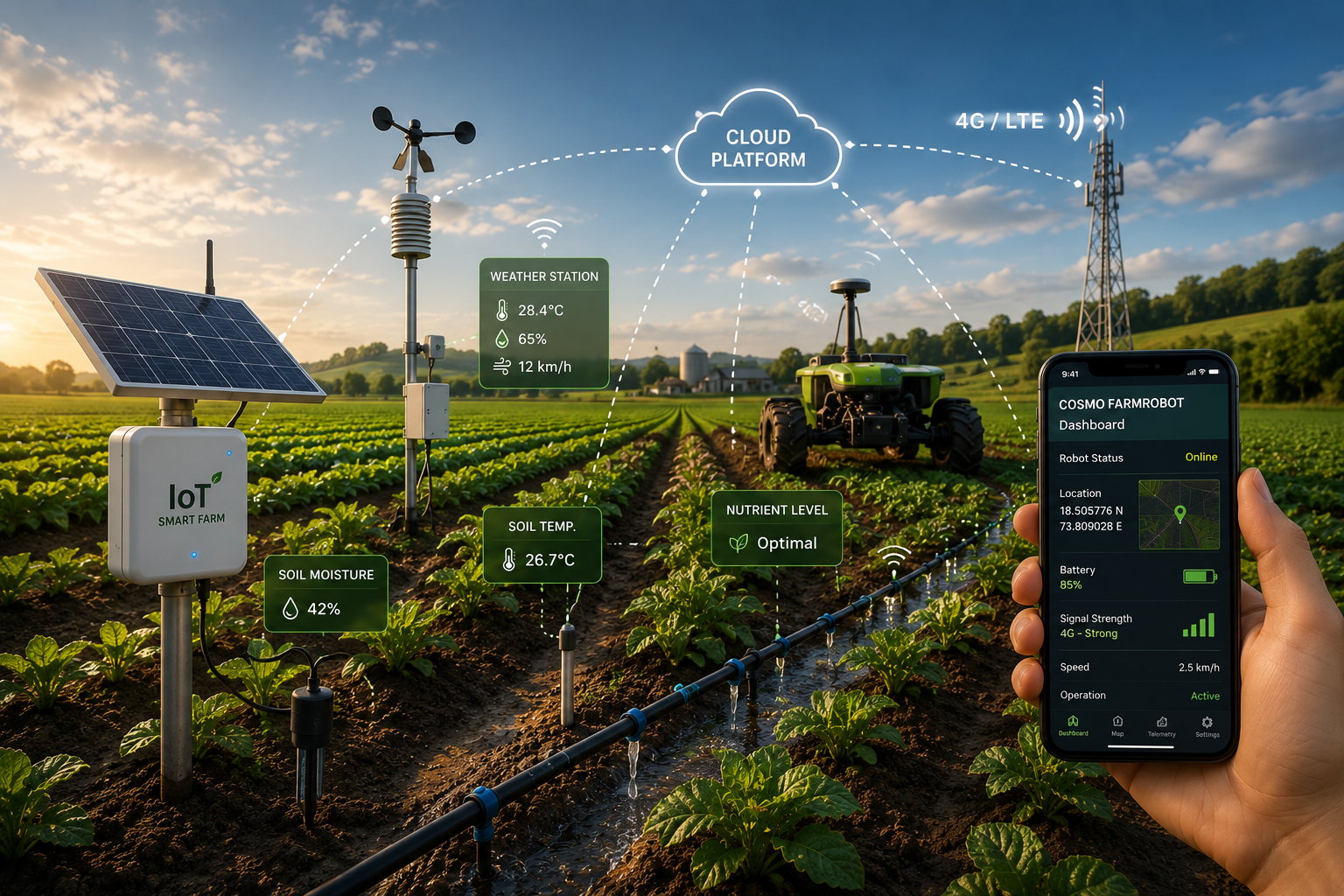 IoT connectivity for smart agriculture